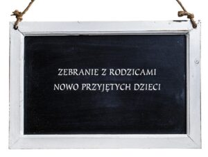 Read more about the article Zebranie z Rodzicami dzieci nowo przyjętych na rok szkolny 2024/25
